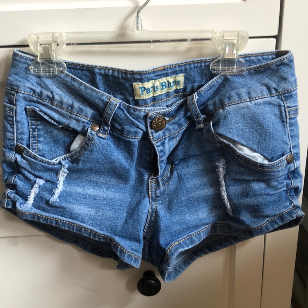 Paris Blue Denim Shorts